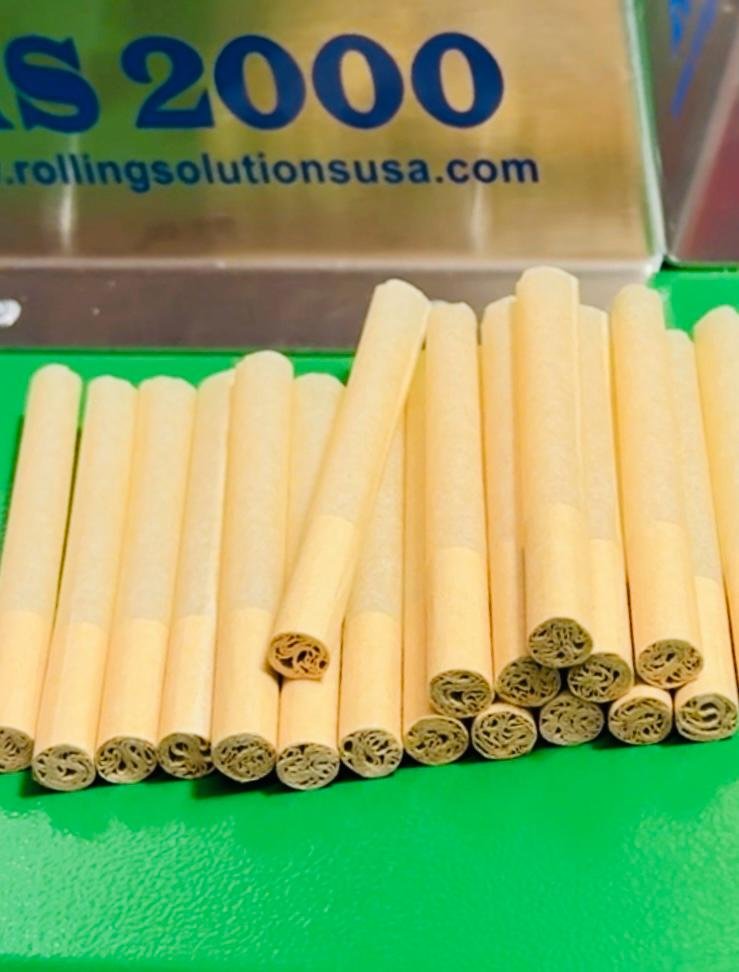 Eco-Friendly Pre Roll Tube with Spiral Filter | Unbleached Paper Pre Rolled Cones Packaging